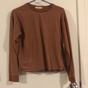 Clad and Cloth long sleeve striped shirt